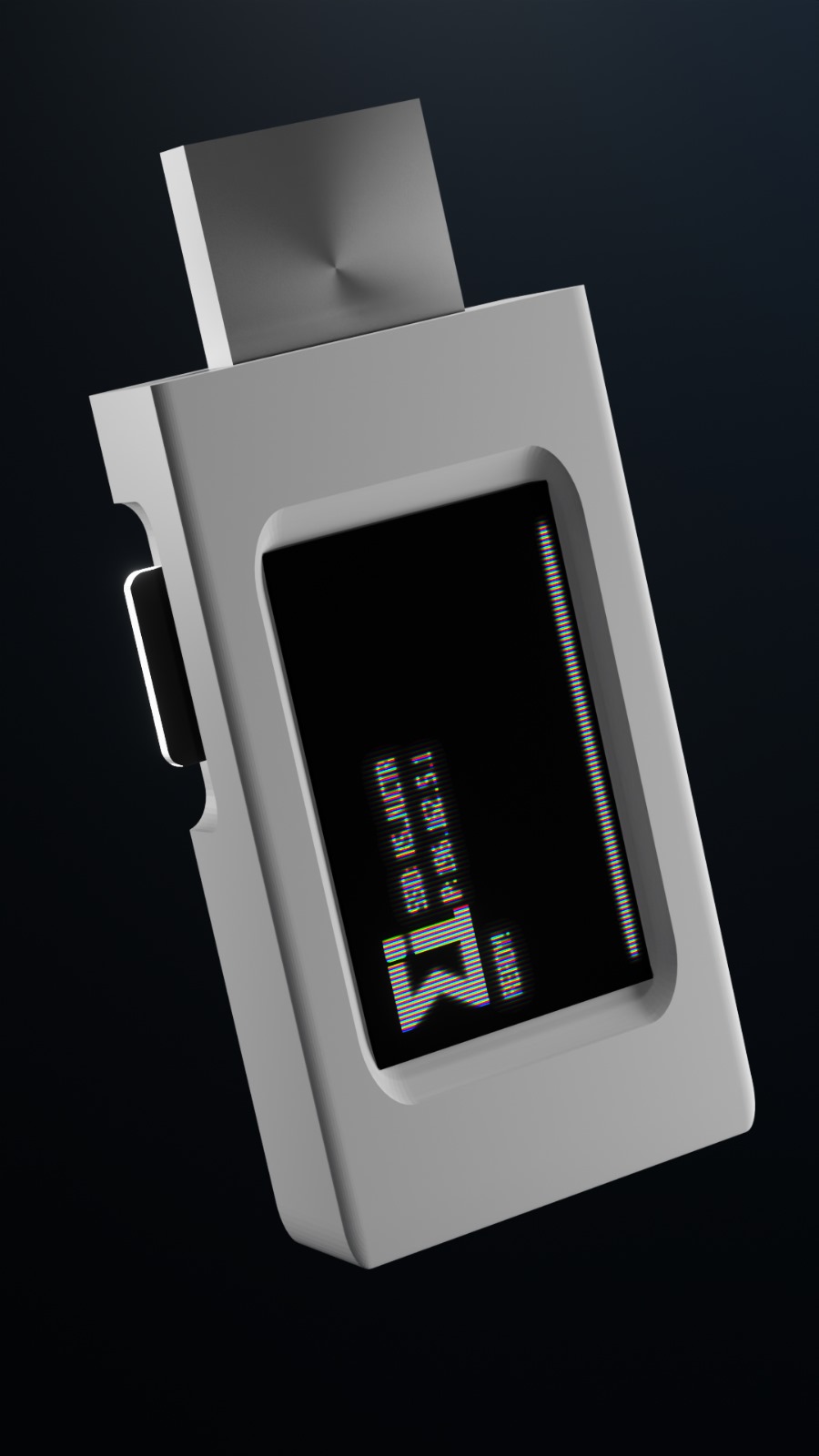 NJCTR front render with screen and USB connector